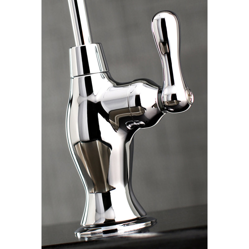 Kingston Brass Restoration Single-Handle 1-Hole Deck Mount Water Filtration Faucet, Chrome