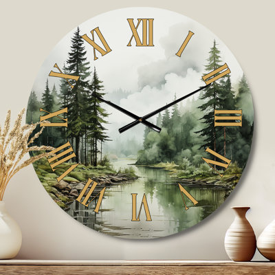 Horloge murale Pine