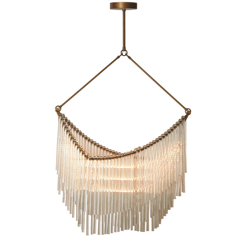 Draped Glass Chandelier