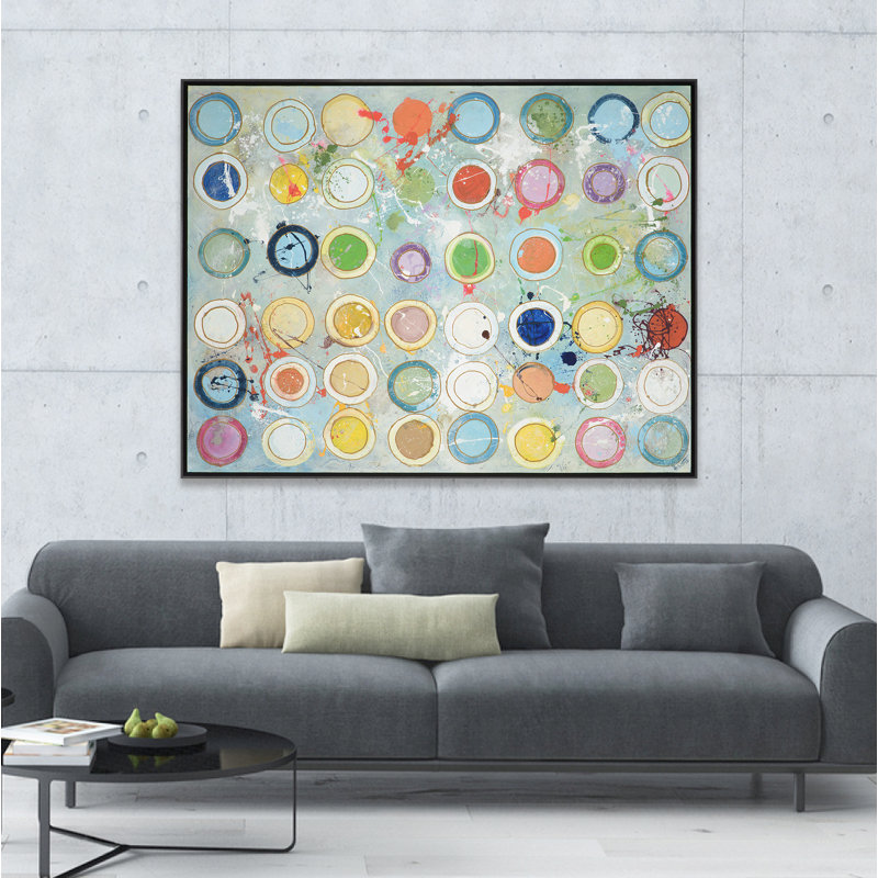 "Hoops" par H. Scott - Reproduction d'art sur toile encadrée
