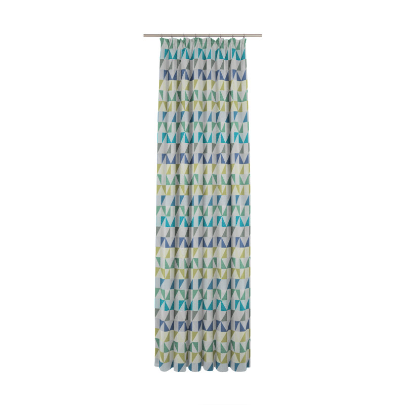 Berlare Panel, Blue, 132cm Width x 295cm Drop
