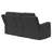 Peshawa Upholstered Reclining Loveseat Dark Charcoal-1062128055