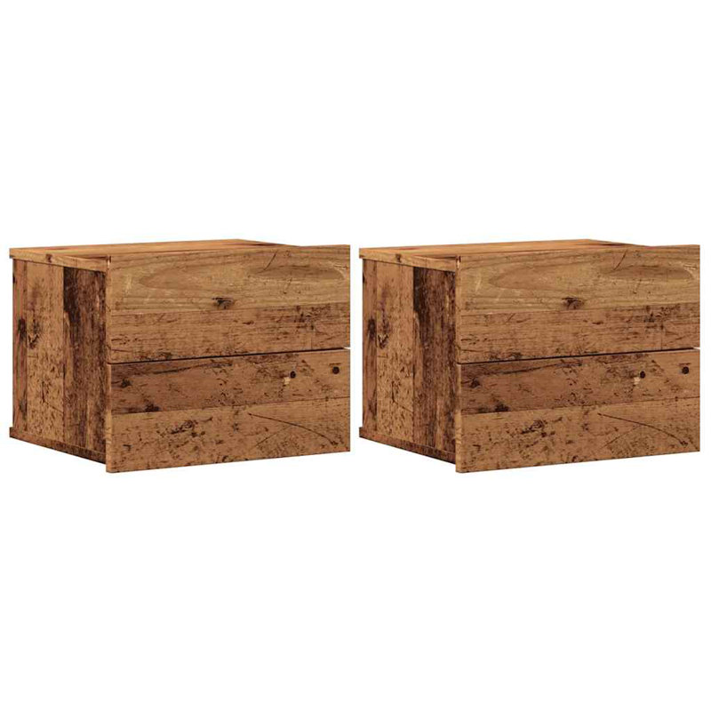 Aumiller 40 cm W Bedside Table, Artisan Oak, 2