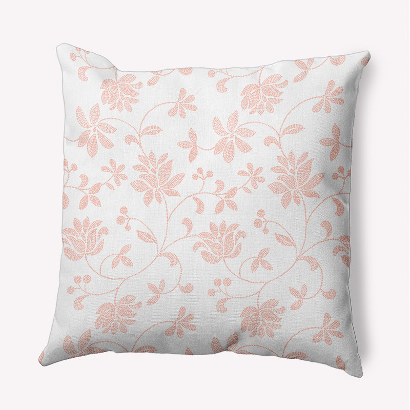  Housse et insert de coussin décoratif en polyester, 20 po x 20 po, Rose