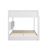 Queen Over Queen Bunk Bed With Cabinets And USB Ports-282328762