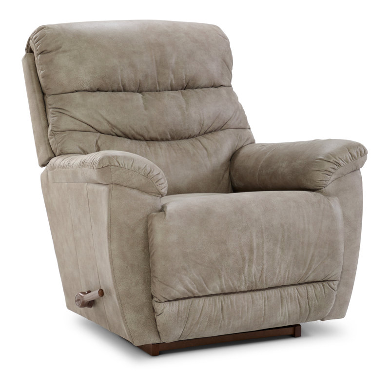Joshua Manual Rocking Recliner with iClean Fabric, Gray