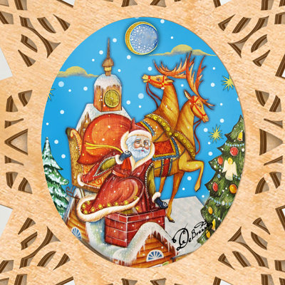 16.5'' Wood Shatterproof Tree Topper