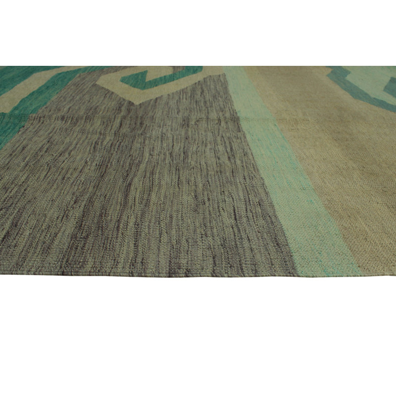 Tapis gris Winchester Kilim Enylah