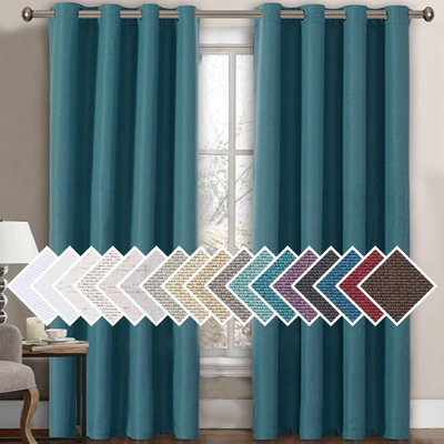 84 Inches Long Blackout Curtain 1 Panel
