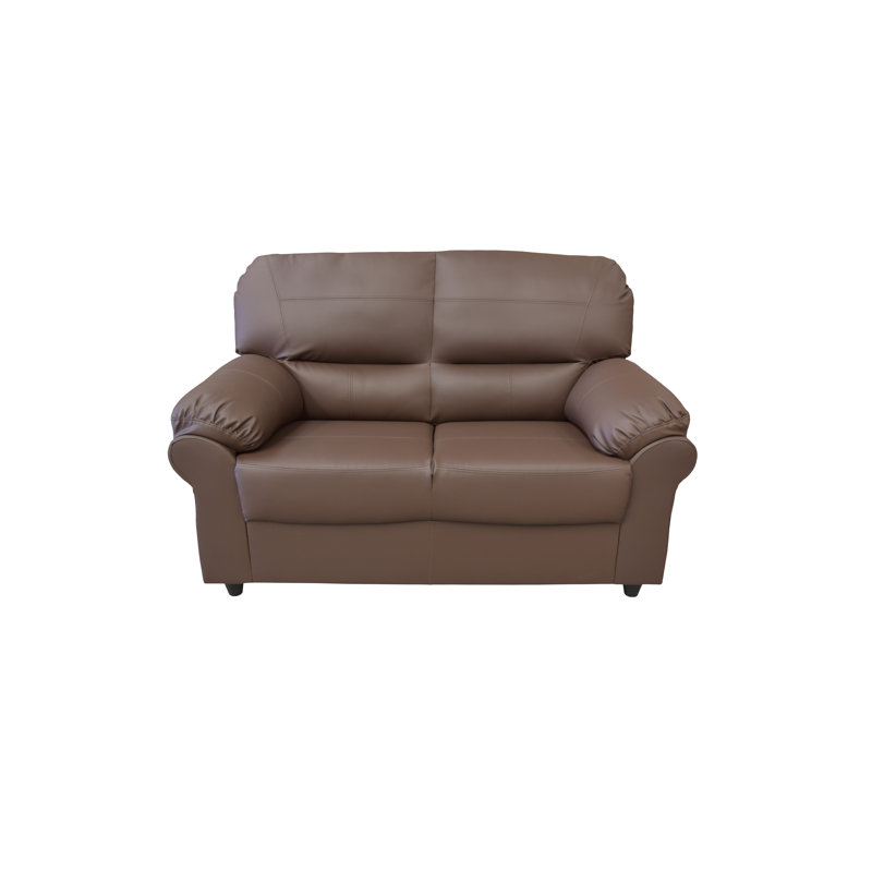 Orchard Lane 2 - Piece Faux Leather Living Room Set, Brown