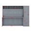 Lit escamotable Murphy avec placard et tiroirs-380691703