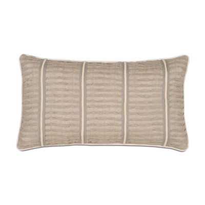 Emory Appliqued Linen Throw Pillow