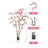 82" Pink Magnolia Flowering Tree in Pot