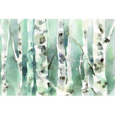 Winter Birches - Peinture sur toile tendue