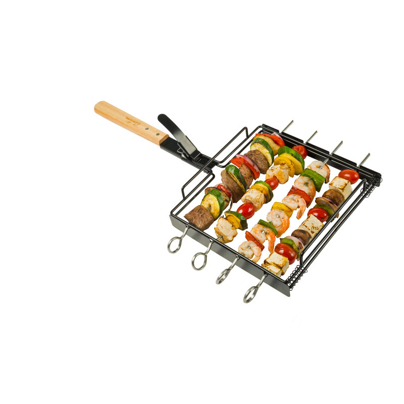 Ensemble de support à pizza et brochettes