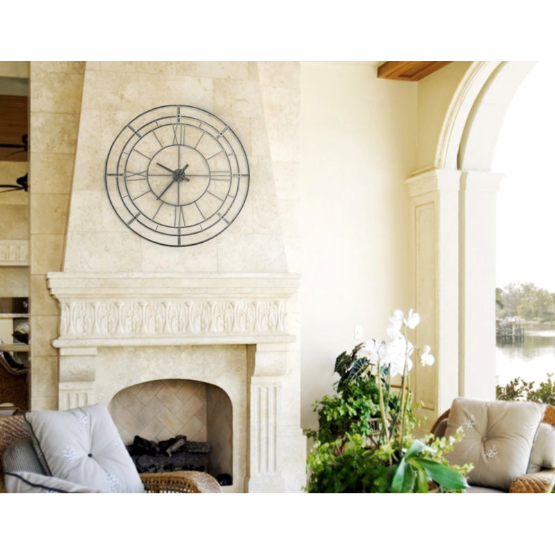 Priscilla Metal Analog Clock