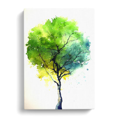 CAN-V0523-1788X Pear Tree Watercolour - Wrapped Canvas Print