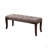 Tufted Bench, Fabric, Brown-1512549187
