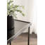Mazure Narrow Side Table with Hammered Metal Tabletop-601038305