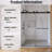 55-59" Double Sliding Frameless Shower Door-114770937