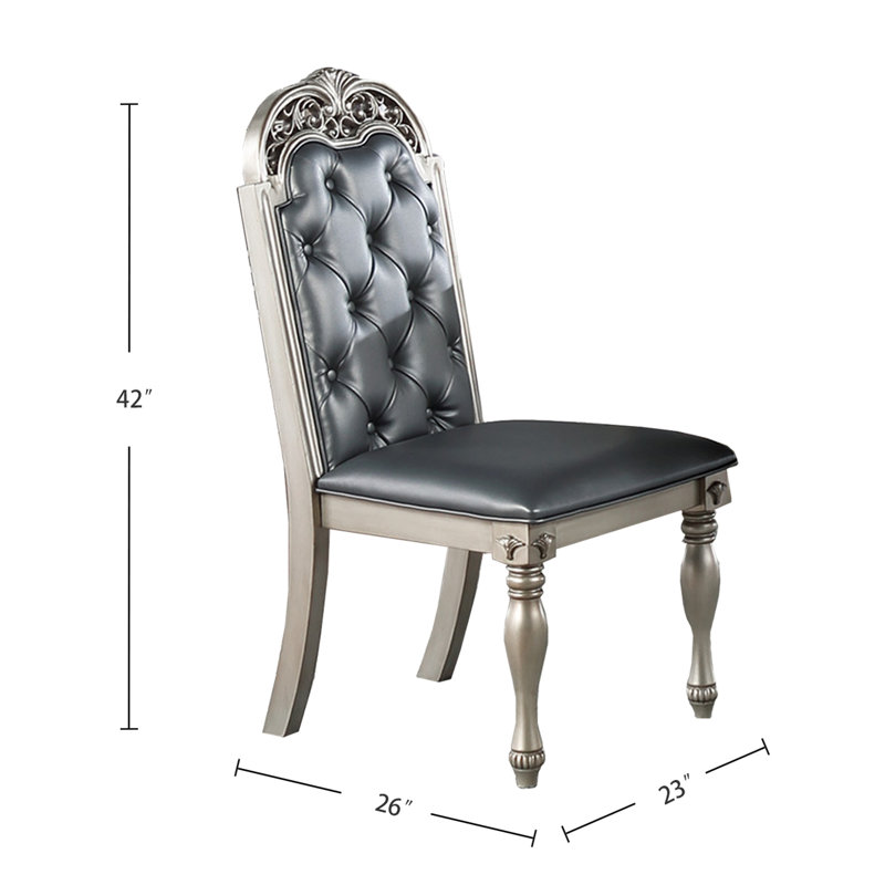 Ensemble de 2 chaises de salle à manger rembourrées