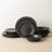 Stone Lain Oasis Stoneware 24 Piece Dinnerware Dish Set, Service for 8, Black-108046815
