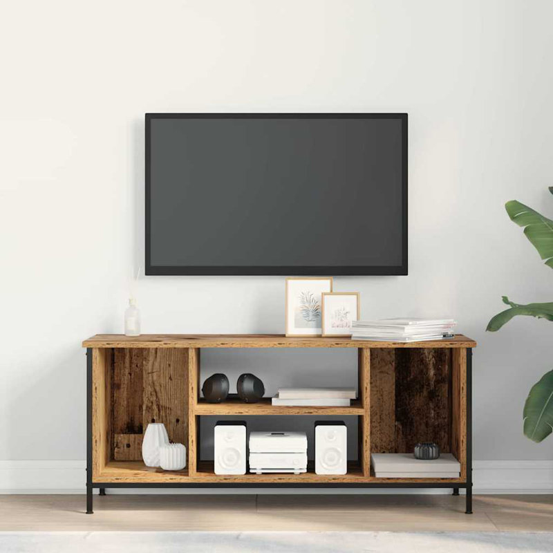 TV Cabinet 102 X 35 X 45 Cm Engineered Wood, Old wood