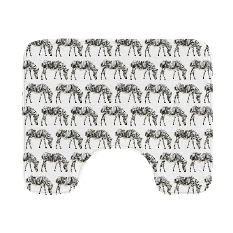 Tapis pour salle de bain Zebra