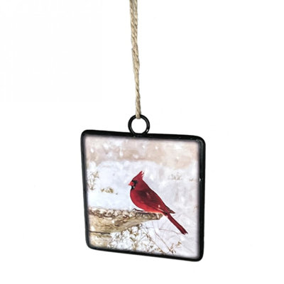 Cardinal dans un cadre carré