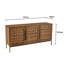 Ksenia 151cm Solid Wood Sideboard