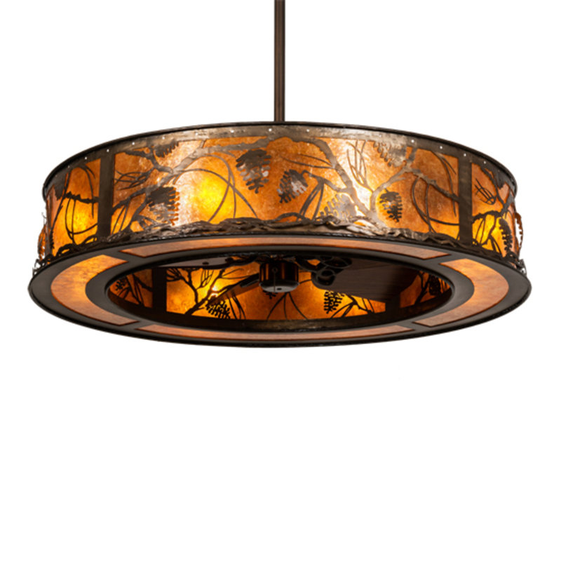 Whispering Pines Downrod Ceiling Fan