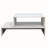 Coffee table with unique architectural shape-201027995