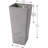 Cara 28" Square Composite Pot Planter with Plant Shelf-111177755