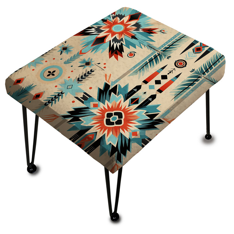 Motif bohème rétro avec motif géométrique Nomad