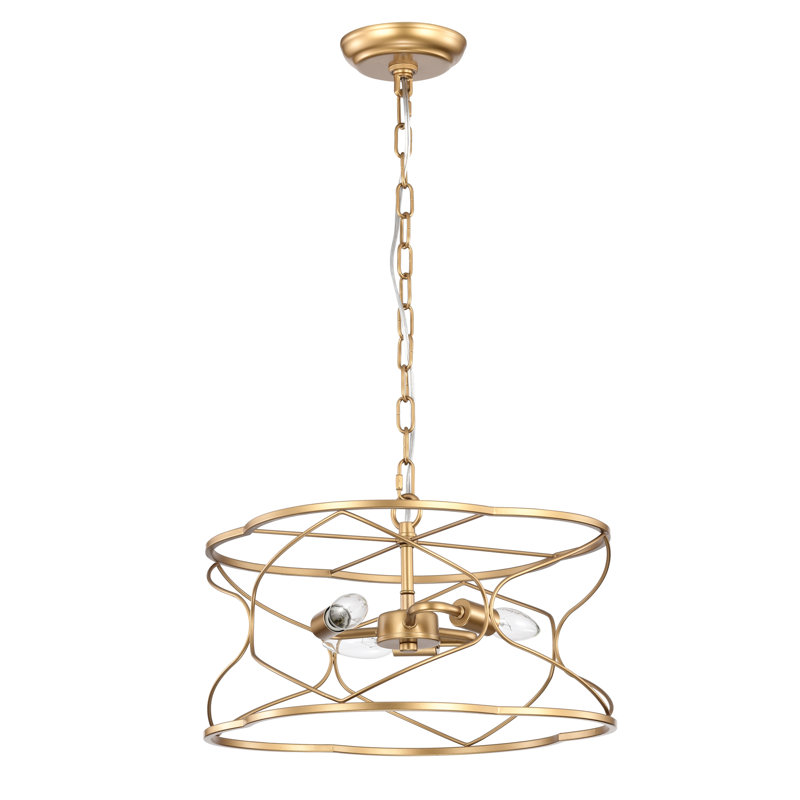 Lustre géométrique à 5 lumières Durganand