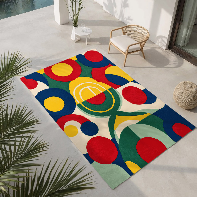 Zippy Dash Indoor And Outdoor Area Rug, Rectangle 1 pi 6 po x 2 pi 6 po