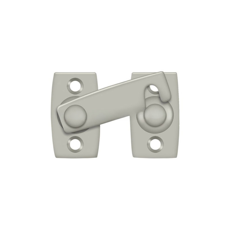 Deltana SB3178U26 Shutter Bar/Door Latch 7/8"; Bright Chrome Finish, Satin Nickel