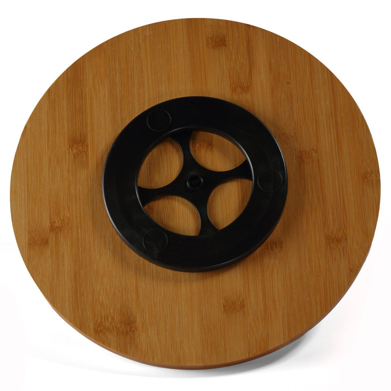 Mici Natural Bamboo 14" Lazy Susan Turntable