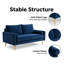 Causeuse à accoudoirs arrondis 56,5 po Sofa-680920421