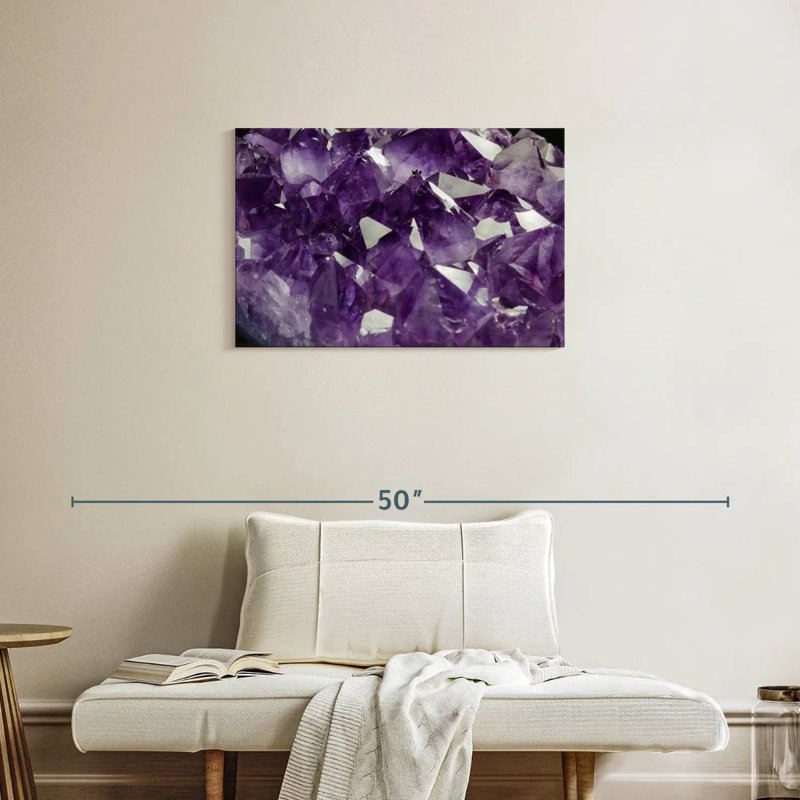 Alvord Purple Amethyst Crystal, 20'' H X 30'' W