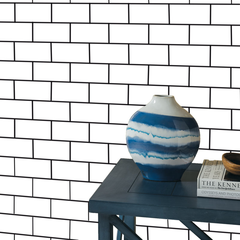 Color Beat Gloss 4" x 8" Ceramic Subway Tile, Sugar