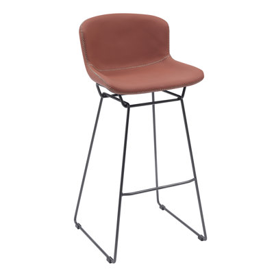 Bendicta Yes Upholstered Faux Leather Bar Stool