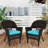Burrowes Patio Chair with Cushions SET-21220049-26962520