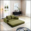 Canapé-lit pliant convertible 2-en-1, canapé-lit en velours côtelé moderne avec 2 coussins, causeuse futon rembourrée et désossée avec lit escamotable, canapé modulaire pliant pour le salon-770008376