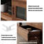 Table basse moderne en noyer noir minimaliste-110989135
