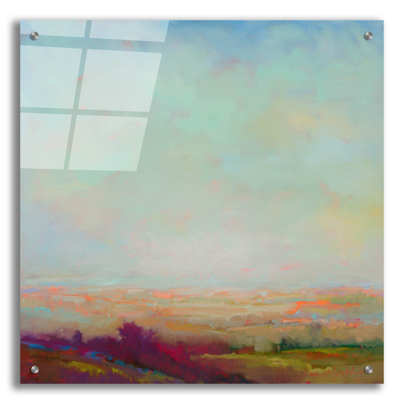 «Turns Red» par William McCarthy, H 24 po x l 24 po x P 0,2 po