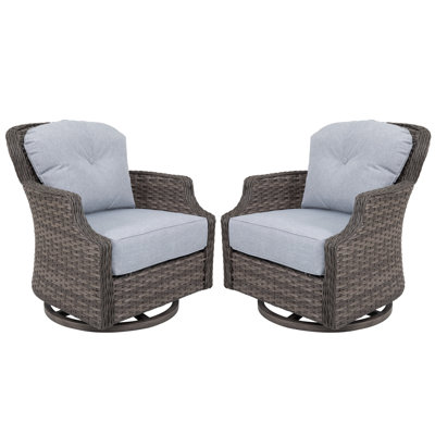 Wicker Swivel Sofa