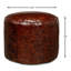Pouf en cuir Pryce Soccer Ball-457662926