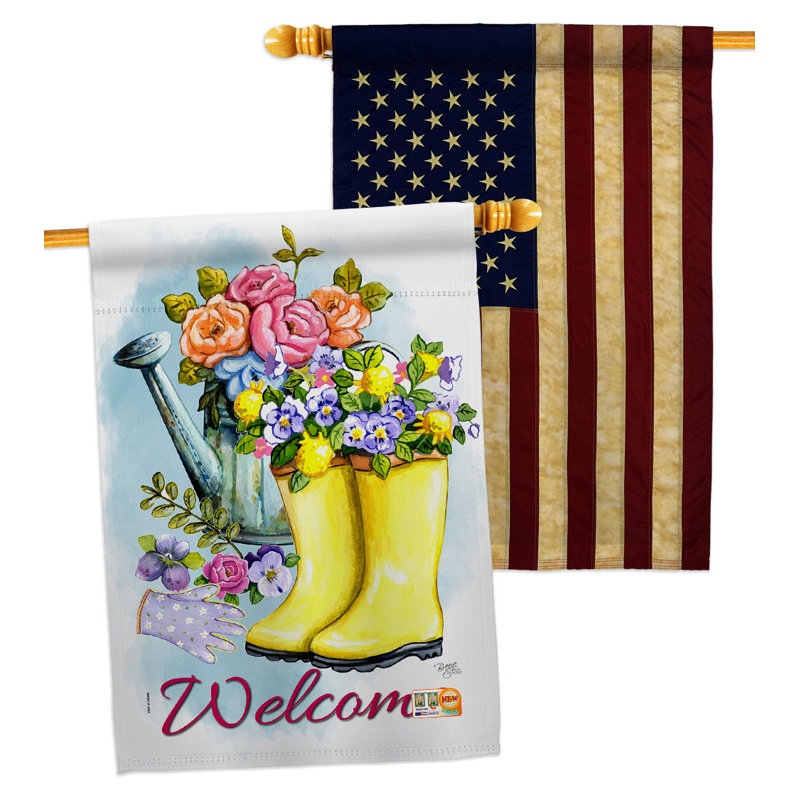 Drapeau de maison Spring Polyester