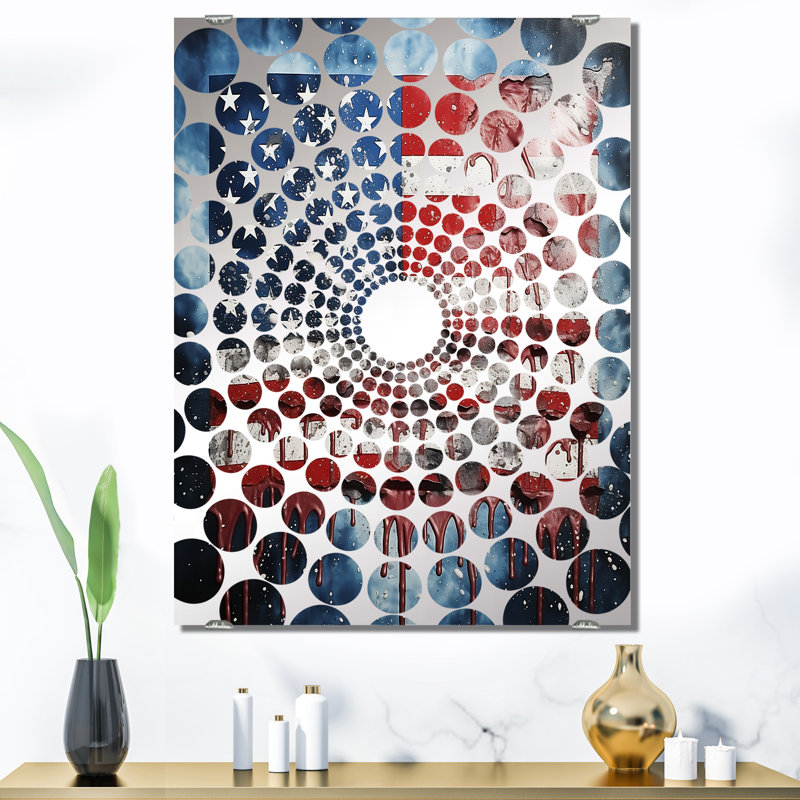 Miroir mural décoratif Rorick, 40 po x 30 po